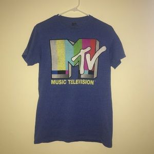Retro MTV Blue T-Shirt